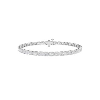 14K White Gold Bracelet KJ01856B.EM-12-21G