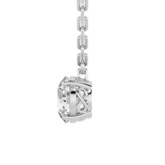 2Cttw Round Shaped Lab Grown Diamond (F/VS) Strata Chic Collection Necklace in 14K Gold