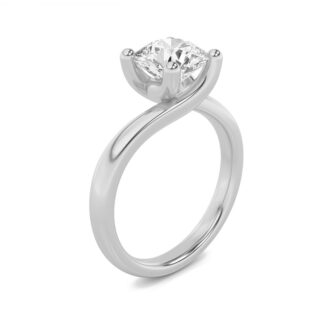 14K White Gold Ring KJ00774R.RD-1-S5-21F