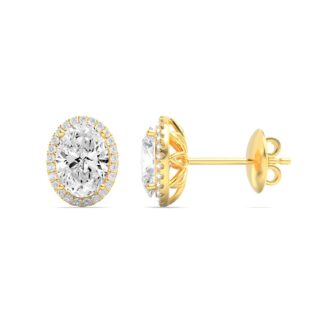 14K Yellow Gold Earring KJ00151E.OV-3-22G