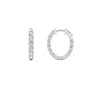 14K White Gold Earring KJ00230H.RD-3-21G