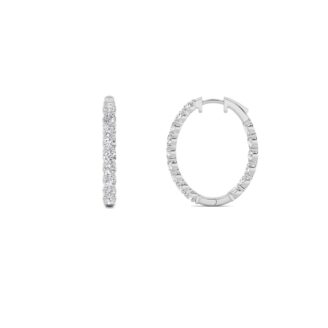 14K White Gold Earring KJ00230H.RD-7-21G