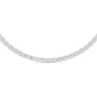14K White Gold Necklace KJ01856N.EM-30-21F