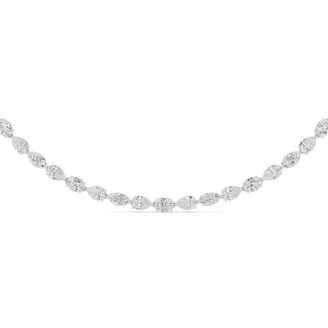 14K White Gold Necklace KJ02306N.MX-25-21F