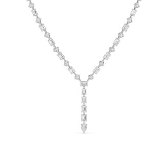 14K White Gold Necklace KJ02904N.MX-20-21F