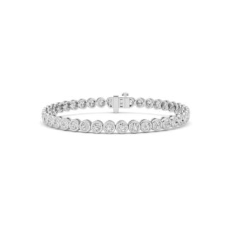 14K White Gold Bracelet KJ01856B.RD-5-21F