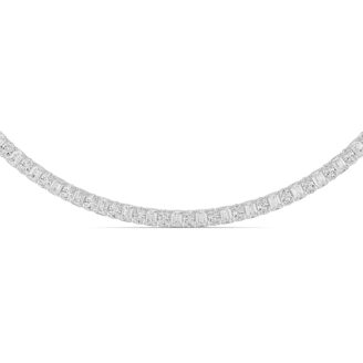 14K White Gold Necklace KJ01091N.EM-33-21F